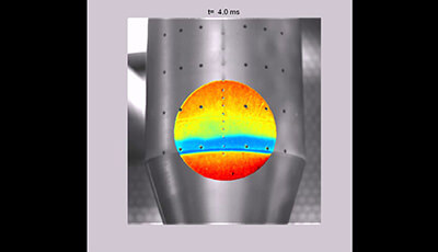 image of Fast Pressure-Sensitive Paint for Flow and Acoustic Diagnostics: Supplemental Video 5