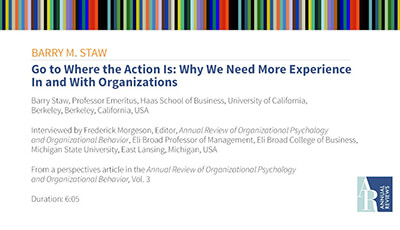 image of Go to Where the Action Is: Why We Need More Experience In and With Organizations