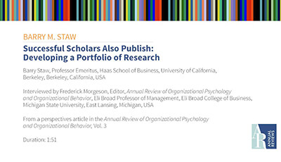 image of Successful Scholars Also Publish: Developing a Portfolio of Research