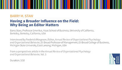 image of Having a Broader Influence on the Field: Why Being an Editor Matters